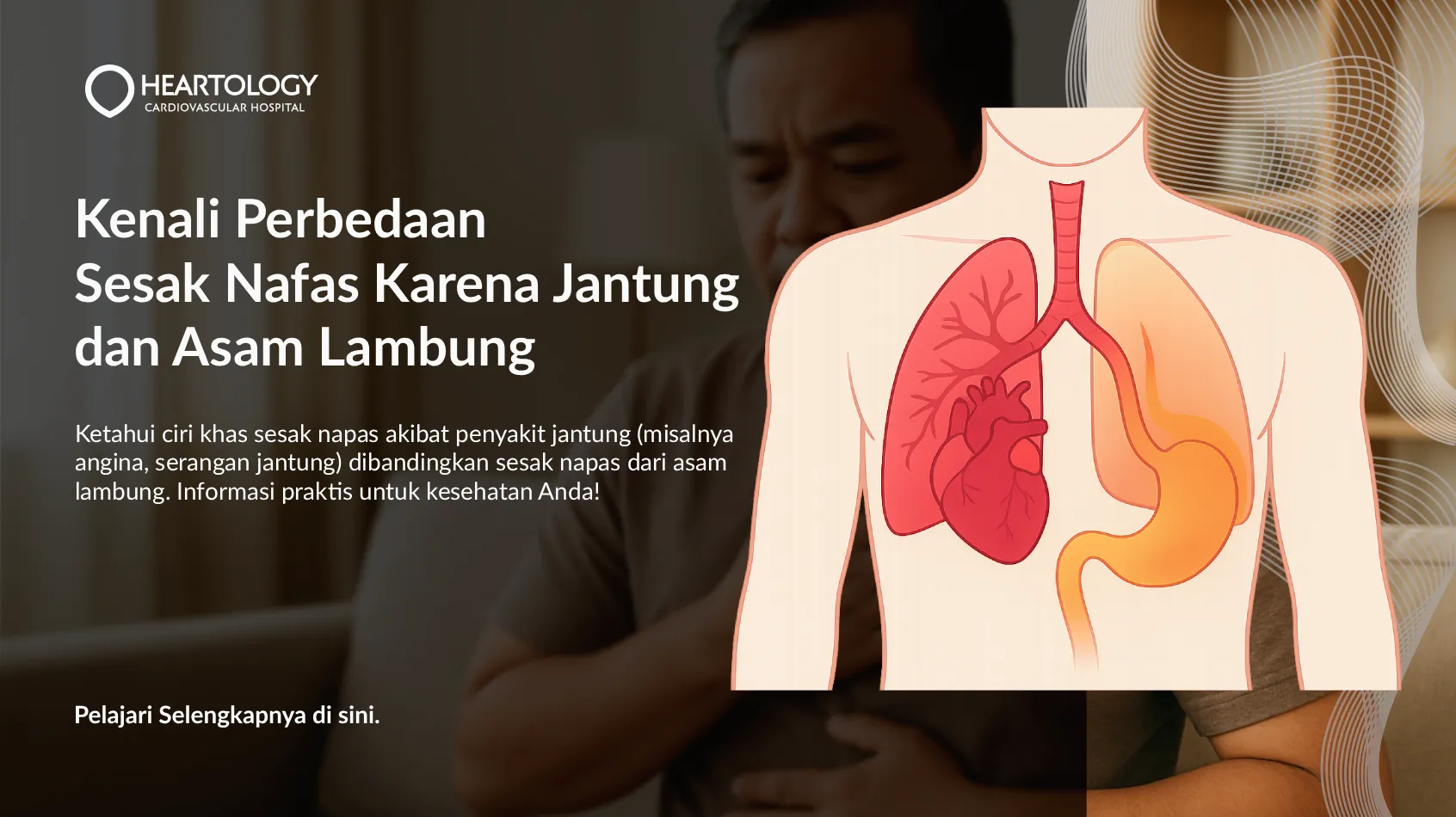Kenali Perbedaan Sesak Nafas Karena Jantung dan Asam Lambung