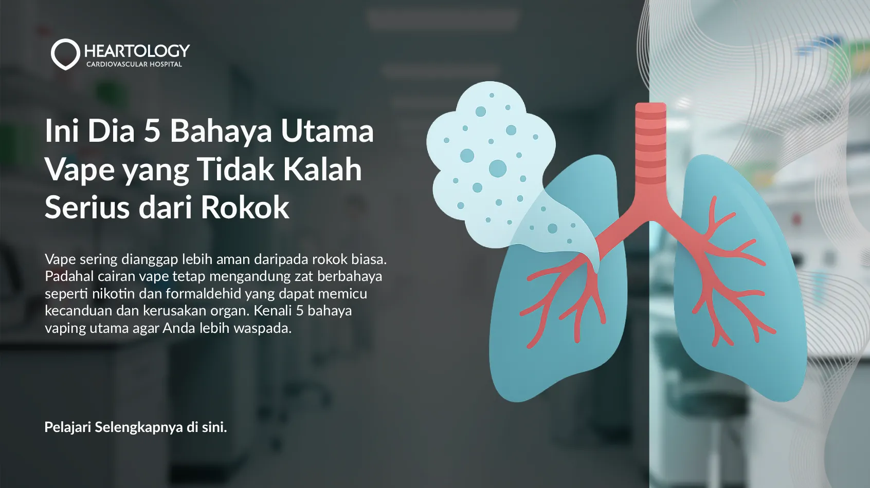 Ini Dia 5 Bahaya Utama Vape yang Tidak Kalah Serius dari Rokok