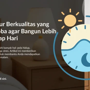7 Cara Tidur Berkualitas agar Bangun Lebih Segar Setiap Hari
