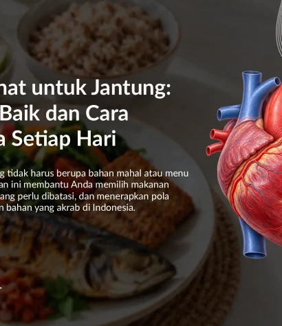 Makanan Sehat untuk Jantung: Pilihan yang Baik dan Cara Mengaturnya Setiap Hari