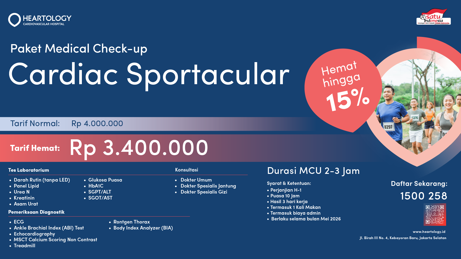 Paket Medical Check-Up Cardiac Sportacular