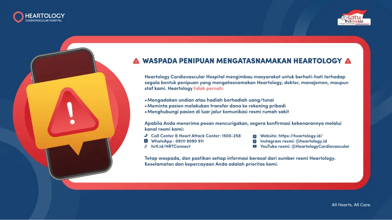 Pengumuman Himbauan Waspada Penipuan atas Nama Heartology