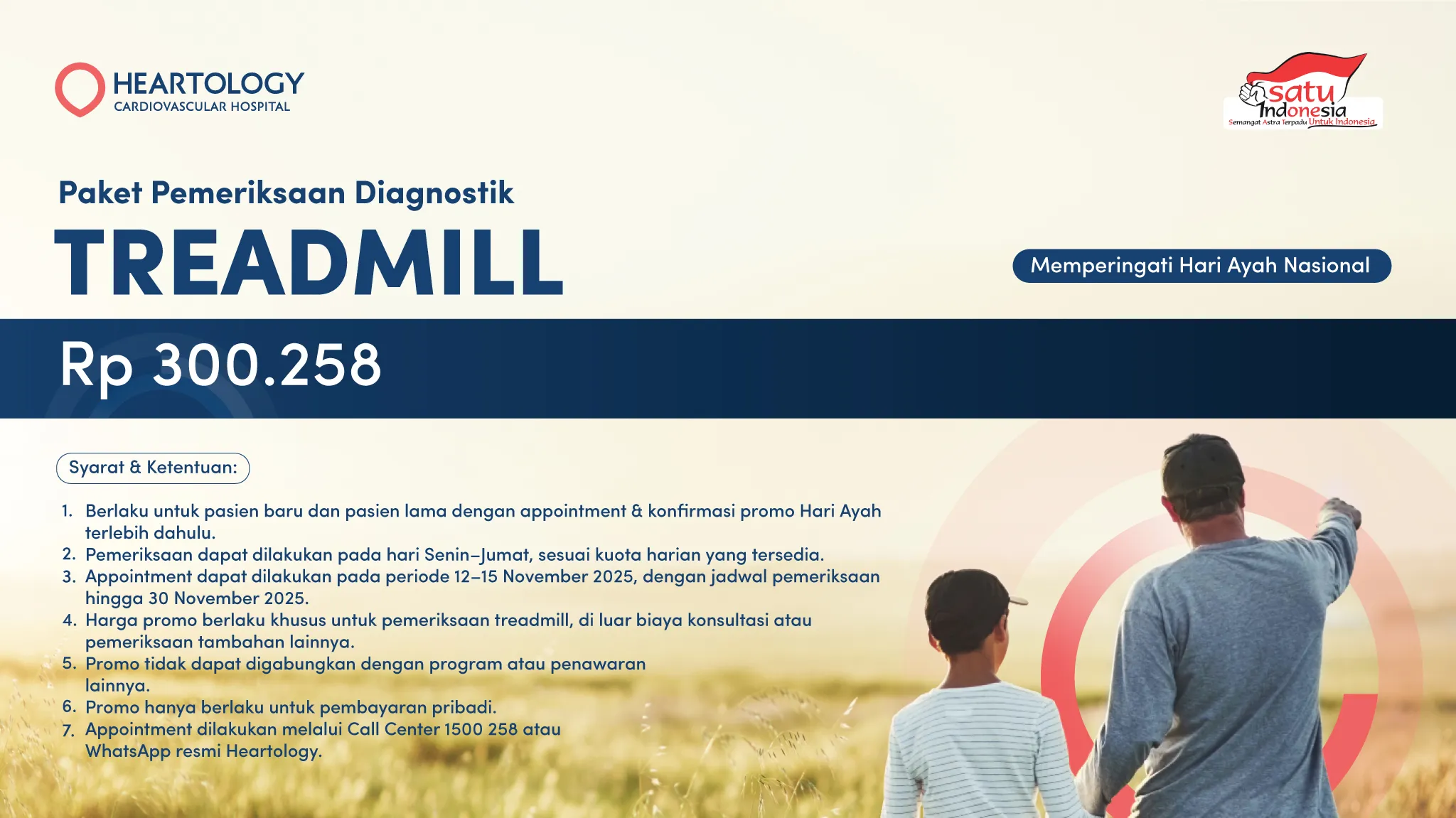 Promo Treadmill Spesial Hari Ayah Nasional