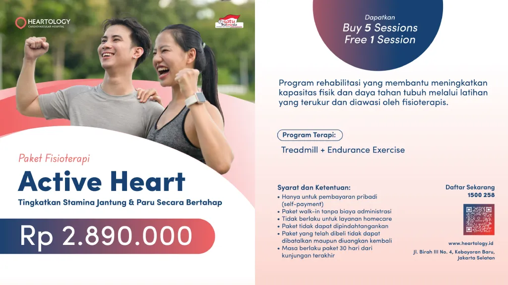 Paket Fisioterapi Active Heart Heartology Cardiovascular Hospital