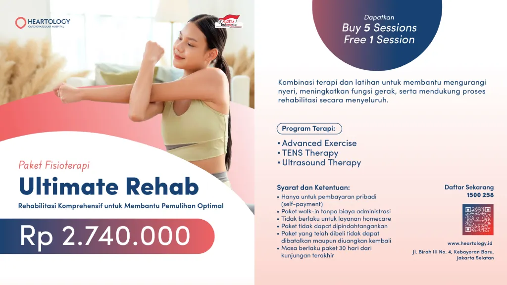 Paket Fisio Ultimate Rehab Heartology Cardiovascular Hospital