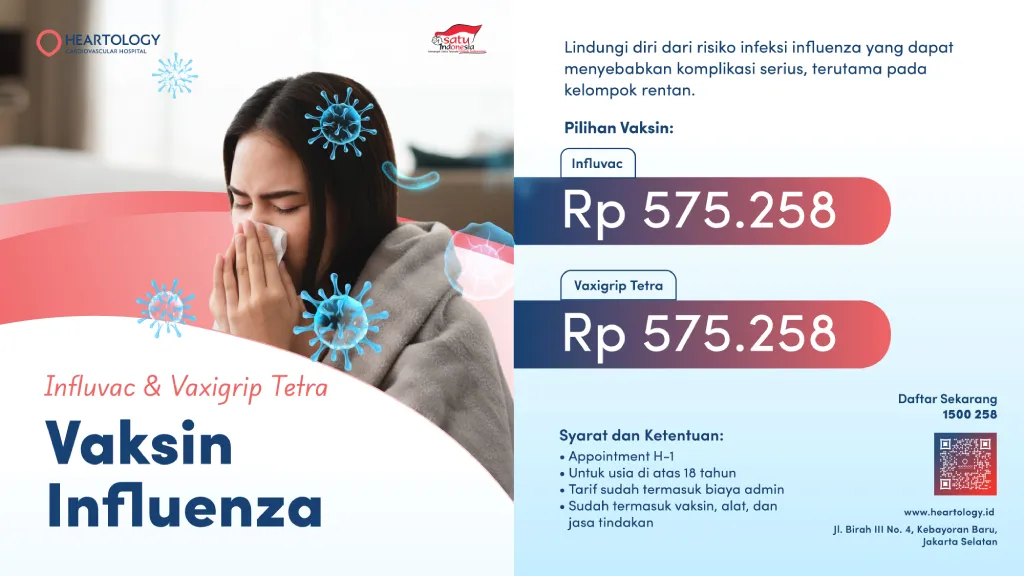 Vaksin Influenza Heartology Cardiovascular Hospital