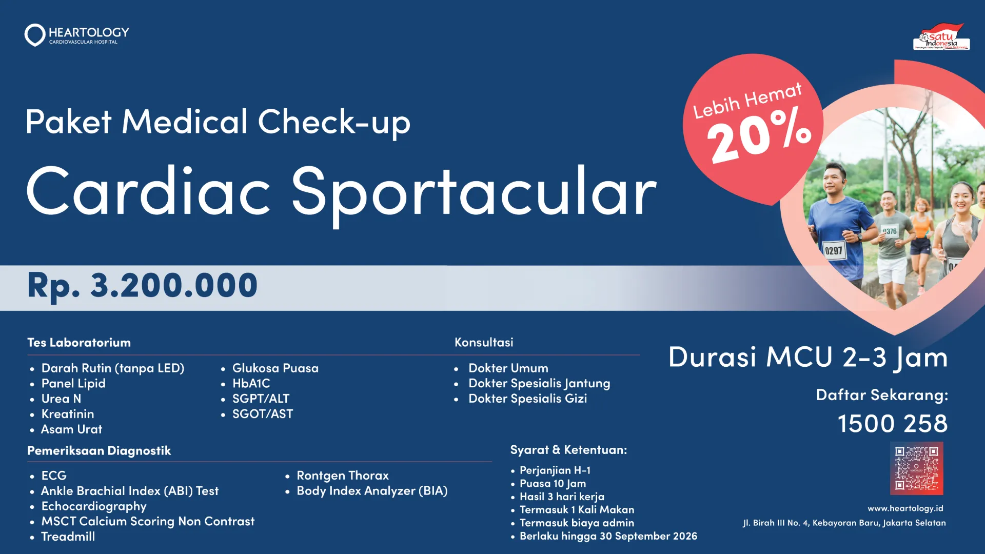 Paket Medical Check Up Cardiac Sportacular
