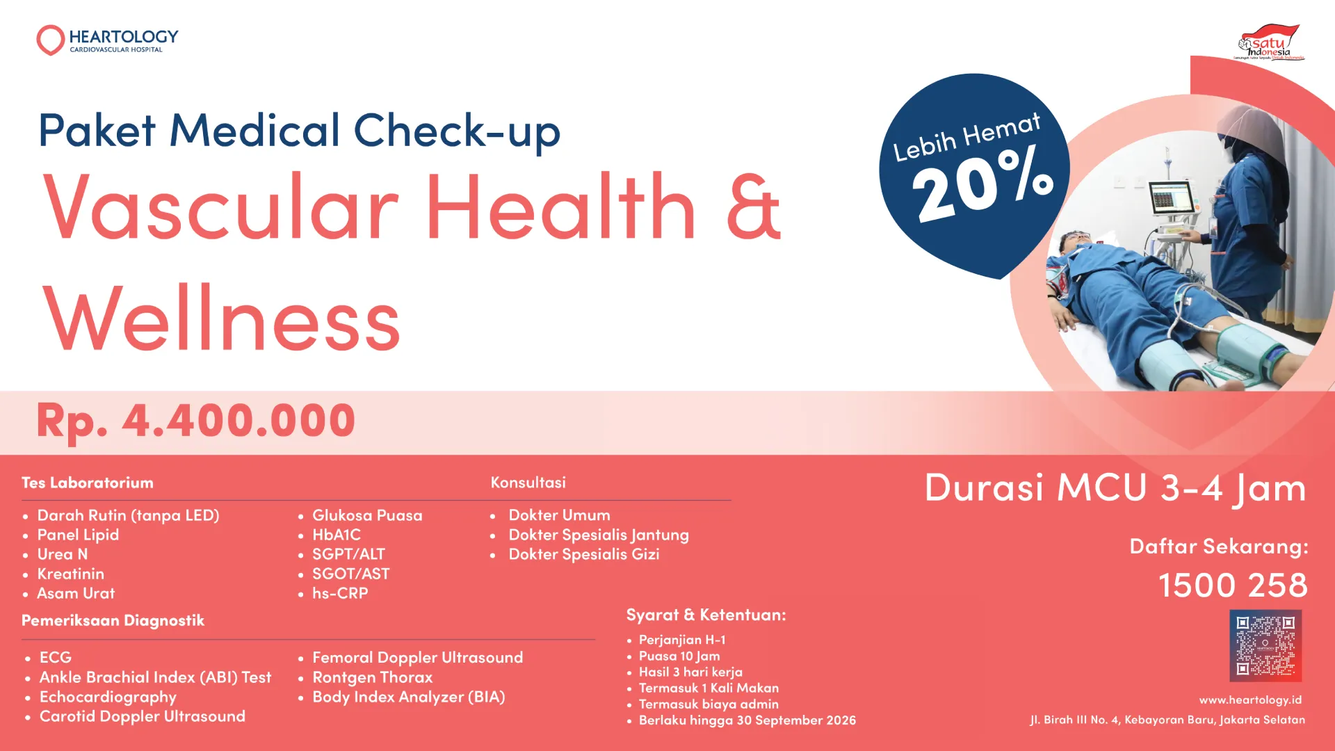 Paket Medical Check Up Vascular Health & Wellness